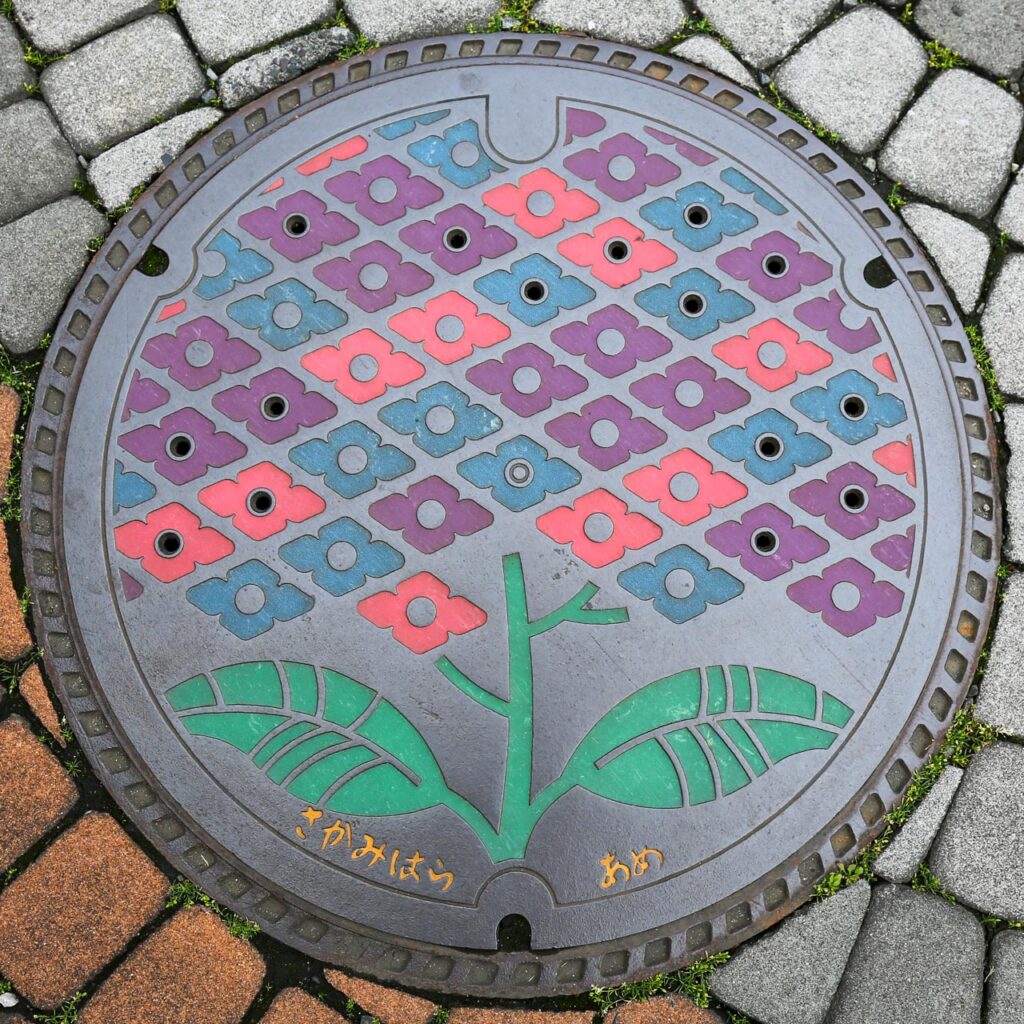 相模原市A001マンホールカードの座標蓋