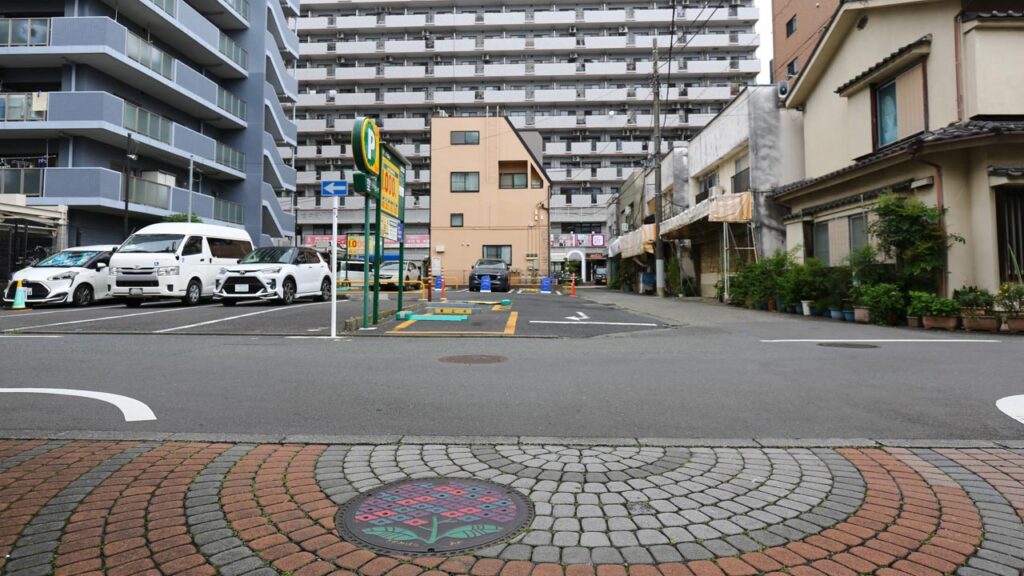 相模原市A001マンホールの設置場所