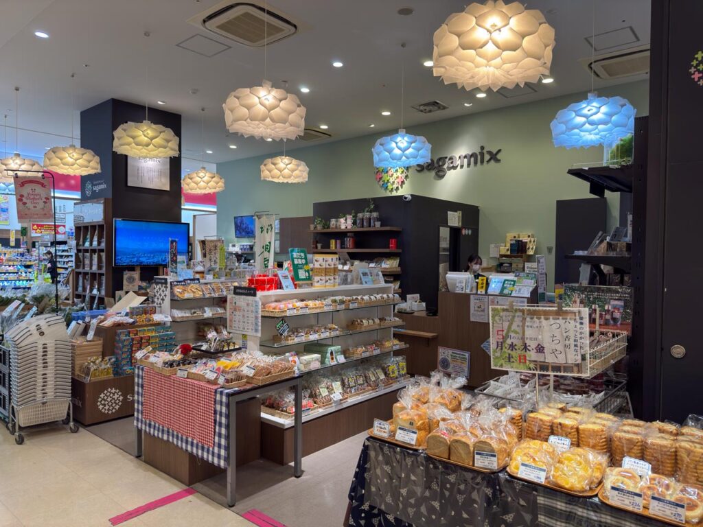 相模原市D001マンホールカードの配布場所であるさがみはらアンテナショップ sagamixの様子