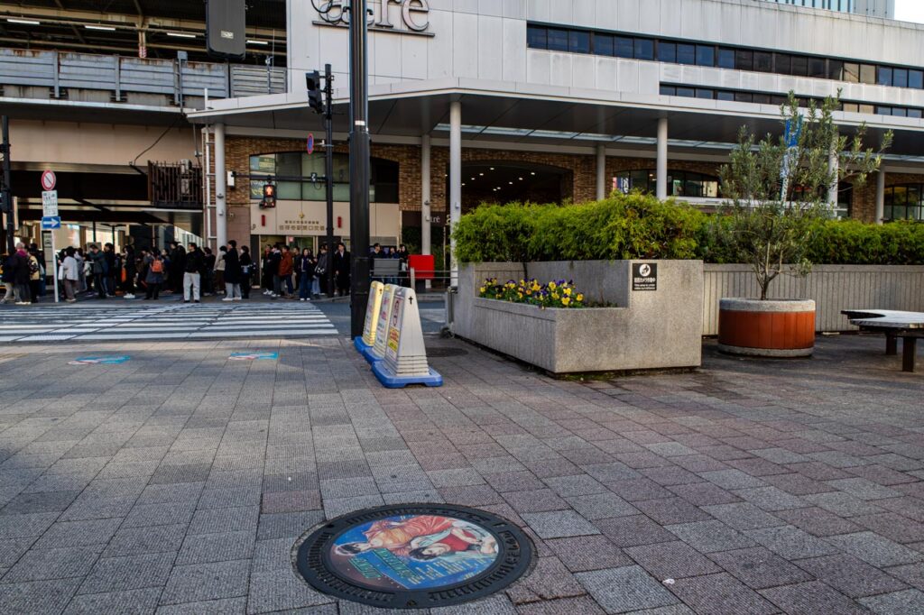 シティハンター（武蔵野市A001）のマンホール蓋設置場所周辺の風景