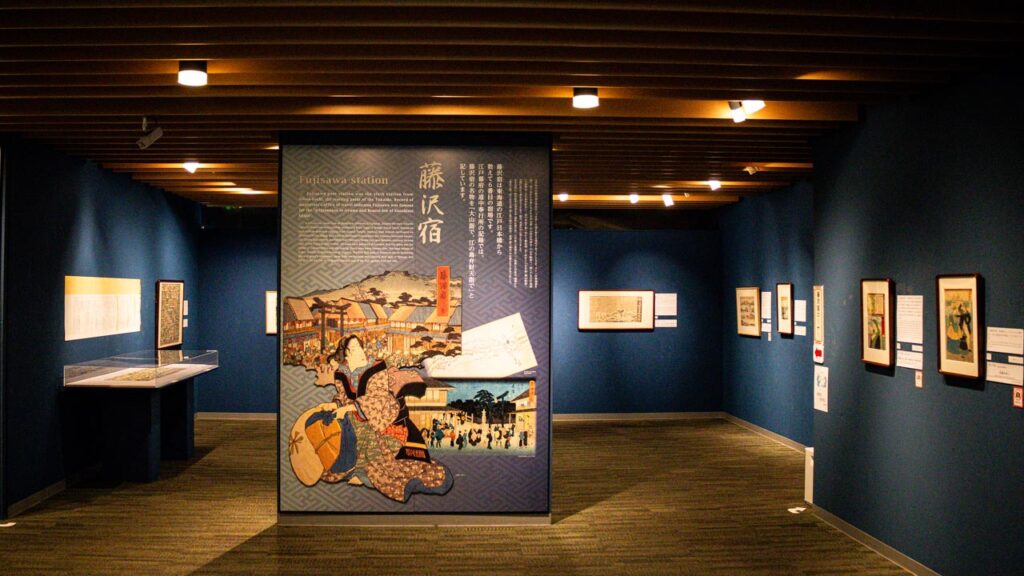 藤澤浮世絵館に展示してある浮世絵